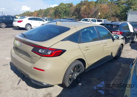 2025 Honda Civic Hybrid Sport from USA, damaged, VIN 19XFL4H80SE017202